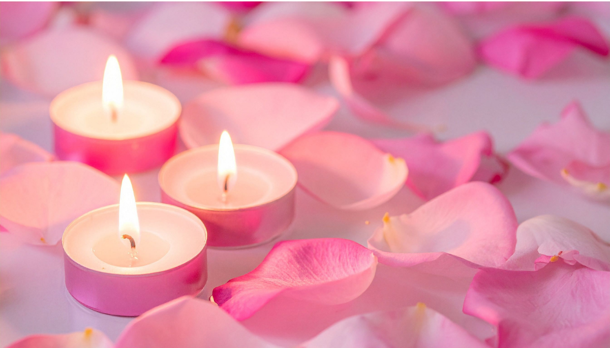 Rose Aroma Candle